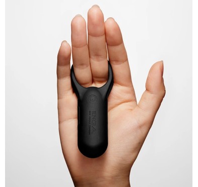 Pierścień wibrujący - Tenga SVR Smart Vibe Ring Plus Black